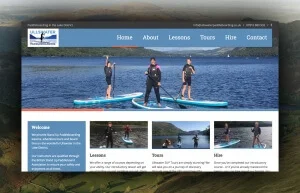 Ullswater Paddleboarding Web Design